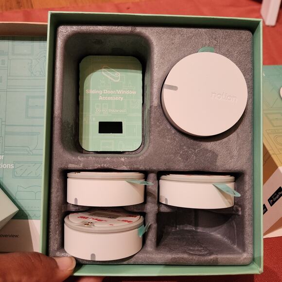 Notion All in One Smart Home Monitoring System Bridge and 4 Sensors NIB - Picture 3 of 8